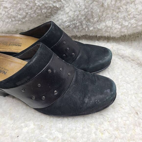 Naot Appeal Studded Suede Leather Mule sz 41 - Picture 3 of 14